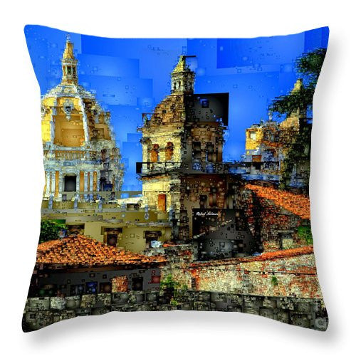 Throw Pillow - Cartagena Colombia