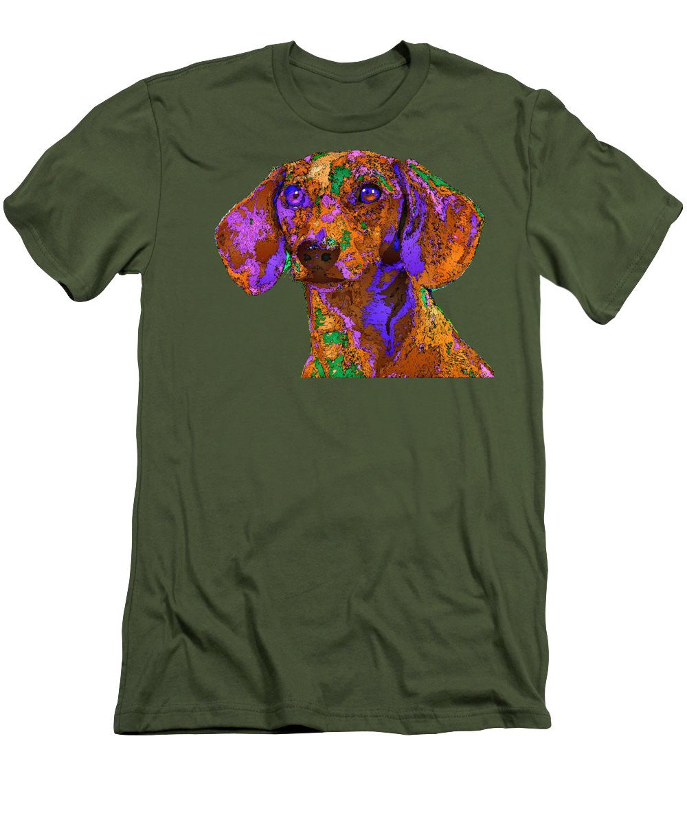 Men's T-Shirt (Slim Fit) - Chloe. Pet Series