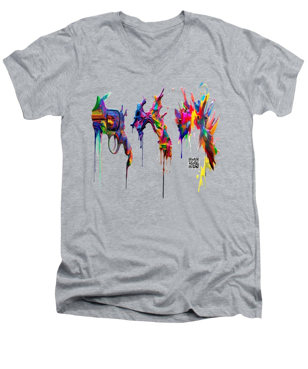 Do It With Art Instead - Men's V-Neck T-Shirt