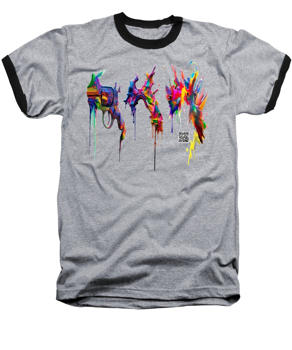 Do It With Art Instead - Baseball T-Shirt