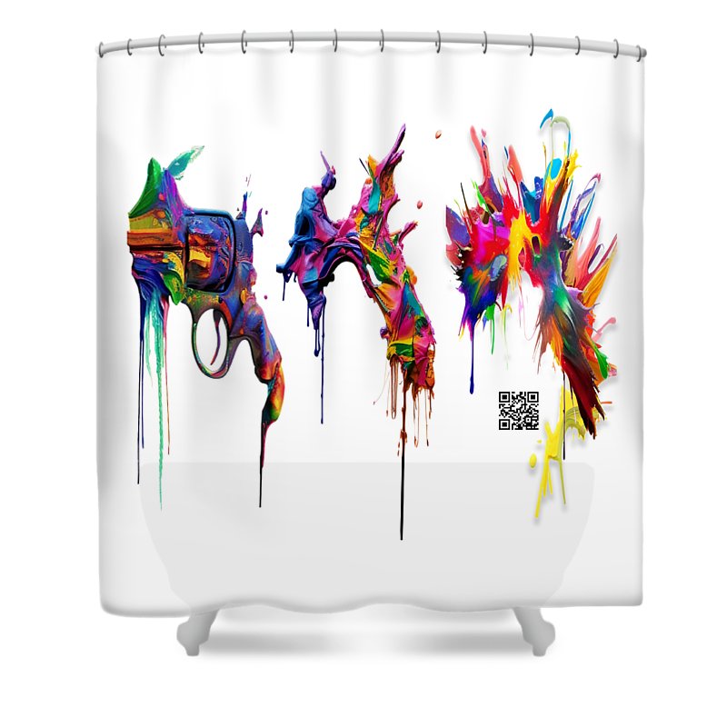Do It With Art Instead - Shower Curtain