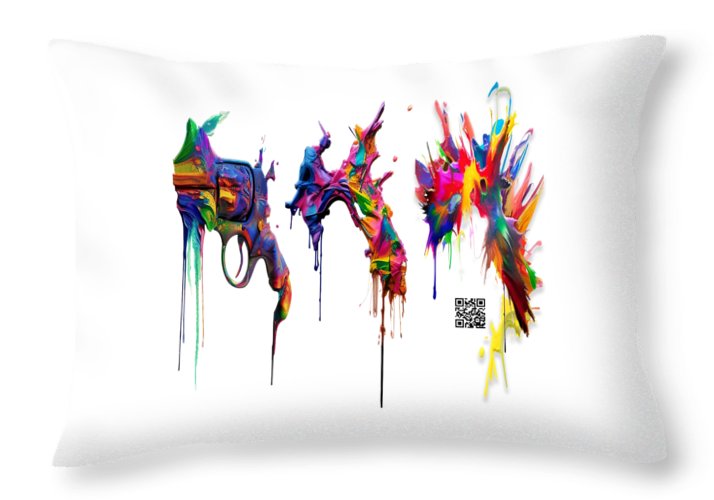 Do It With Art Instead - Throw Pillow