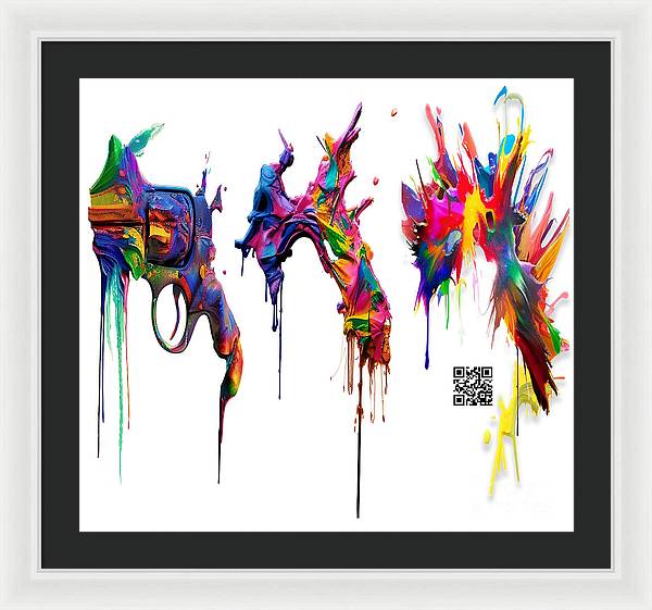 Do It With Art Instead - Framed Print