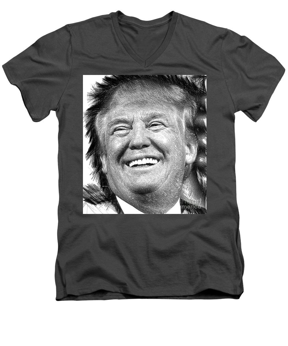 Men's V-Neck T-Shirt - Donald J. Trump