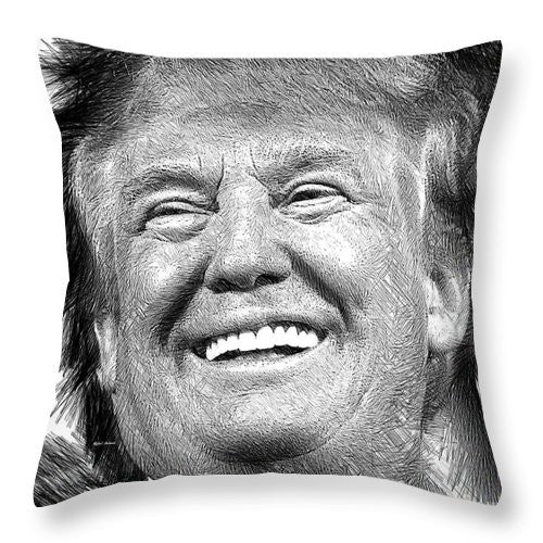 Throw Pillow - Donald J. Trump