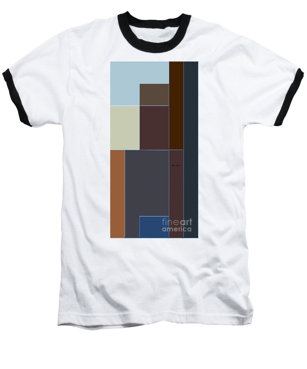 Geometric Abstract - Baseball T-Shirt