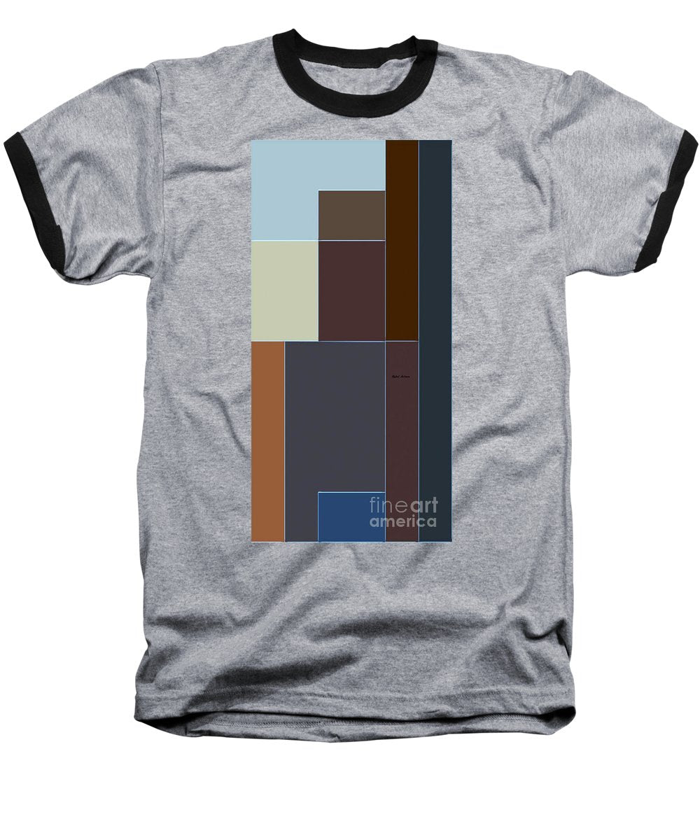 Geometric Abstract - Baseball T-Shirt