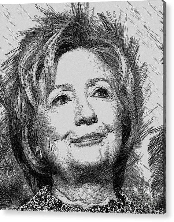 Acrylic Print - Hillary Clinton