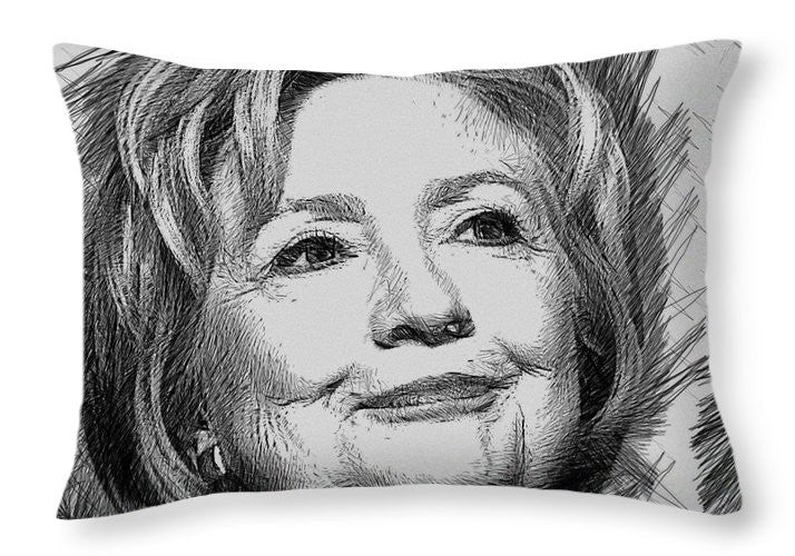 Throw Pillow - Hillary Clinton