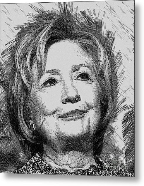 Metal Print - Hillary Clinton