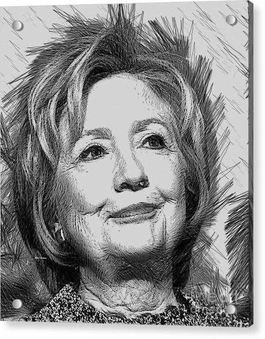 Acrylic Print - Hillary Clinton