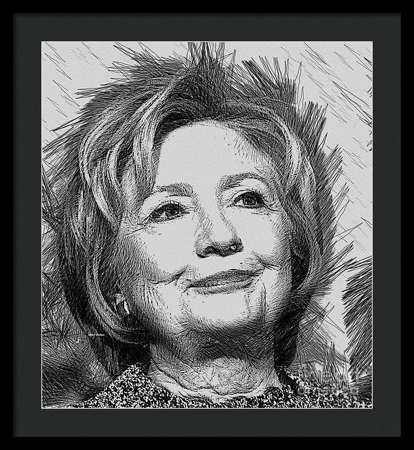 Framed Print - Hillary Clinton