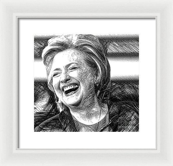 Framed Print - Hillary Rodham Clinton