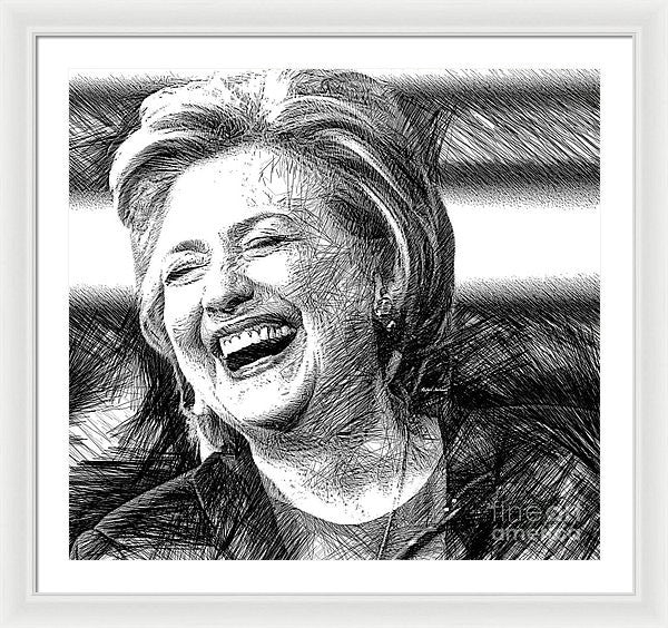 Framed Print - Hillary Rodham Clinton