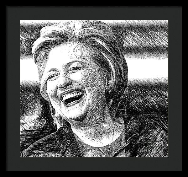 Framed Print - Hillary Rodham Clinton