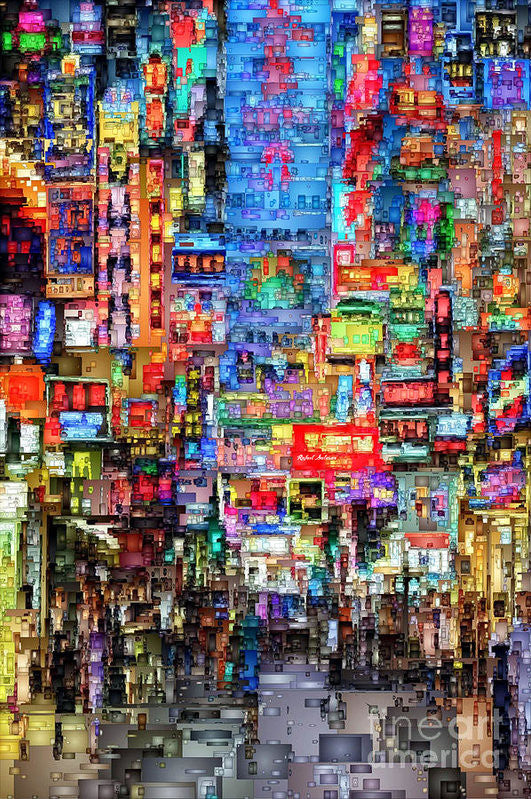 Art Print - Hong Kong City Nightlife