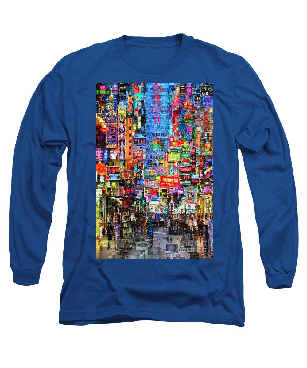 Long Sleeve T-Shirt - Hong Kong City Nightlife