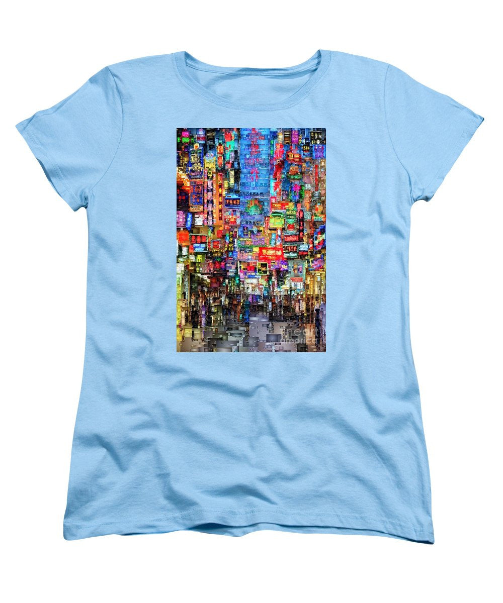 Women's T-Shirt (Standard Cut) - Hong Kong City Nightlife