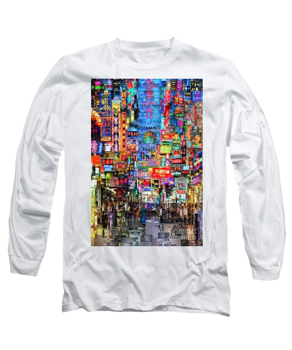 Long Sleeve T-Shirt - Hong Kong City Nightlife