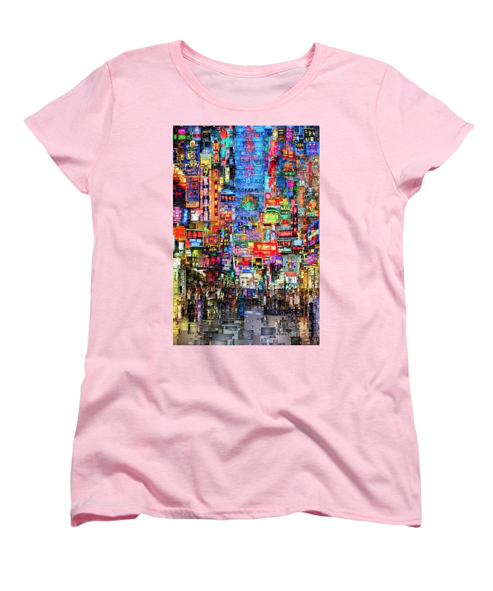 Women's T-Shirt (Standard Cut) - Hong Kong City Nightlife