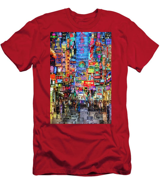 Men's T-Shirt (Slim Fit) - Hong Kong City Nightlife