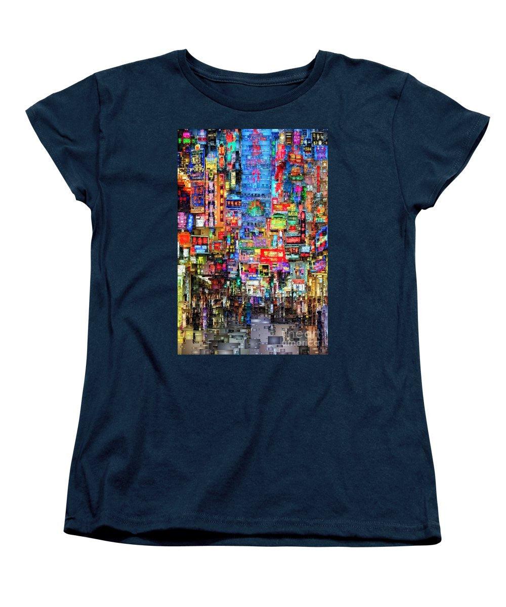 Women's T-Shirt (Standard Cut) - Hong Kong City Nightlife