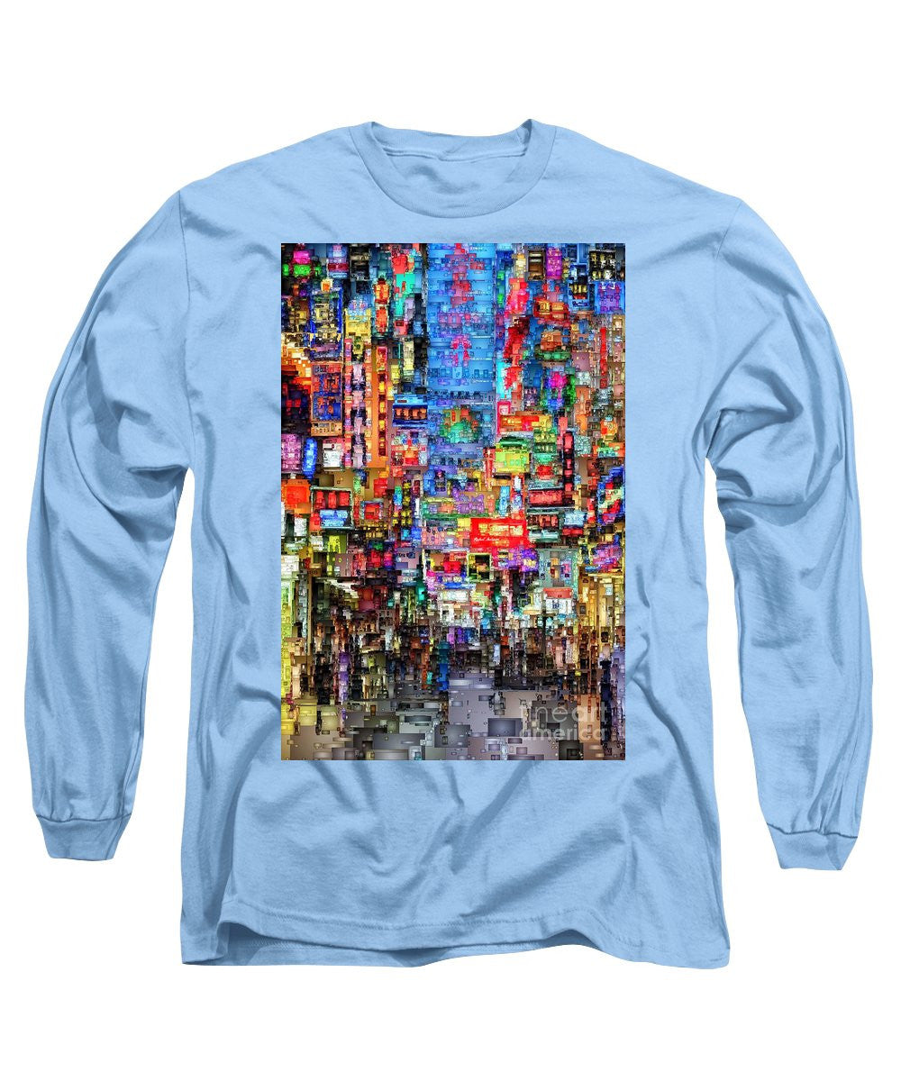 Long Sleeve T-Shirt - Hong Kong City Nightlife