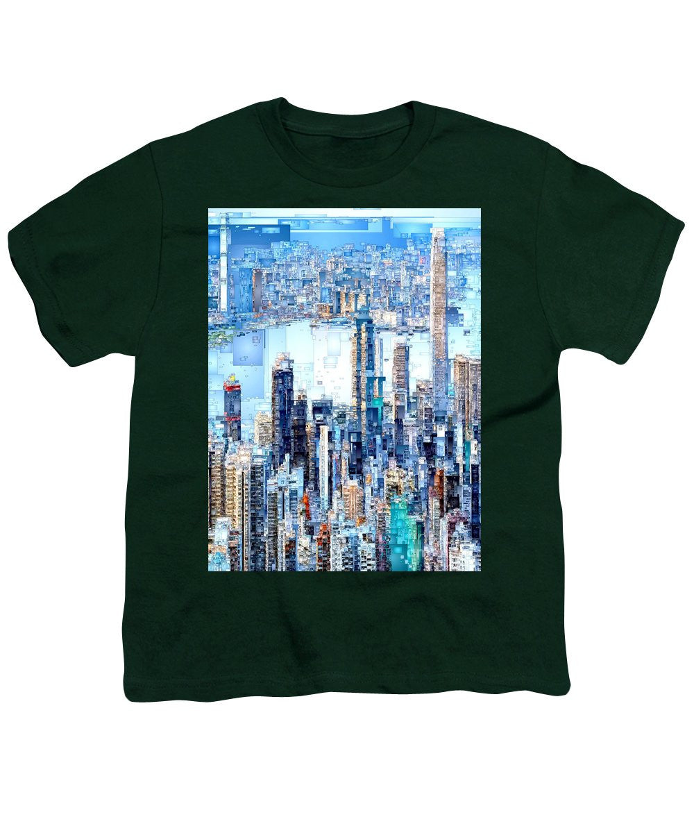 Youth T-Shirt - Hong Kong Skyline