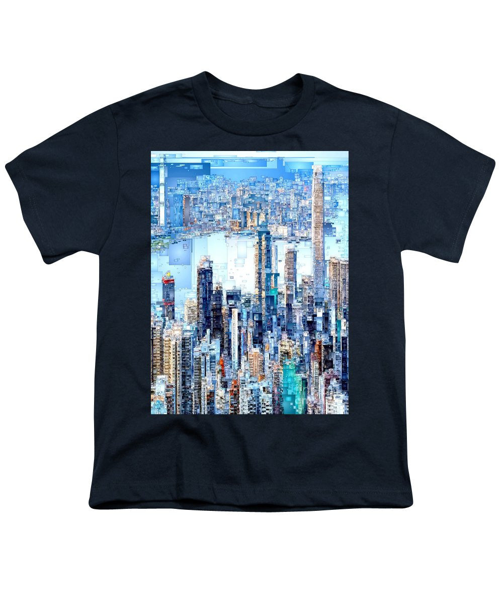 Youth T-Shirt - Hong Kong Skyline