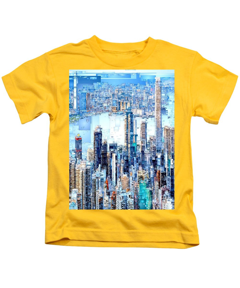 Kids T-Shirt - Hong Kong Skyline