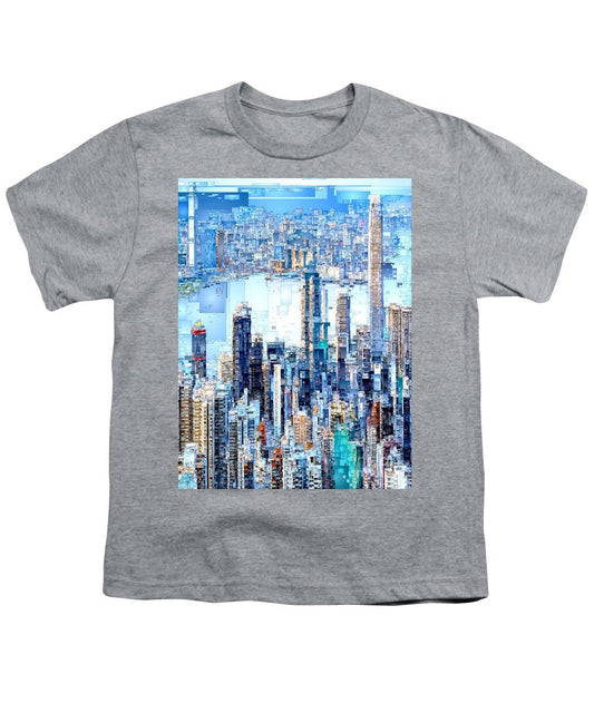 Youth T-Shirt - Hong Kong Skyline