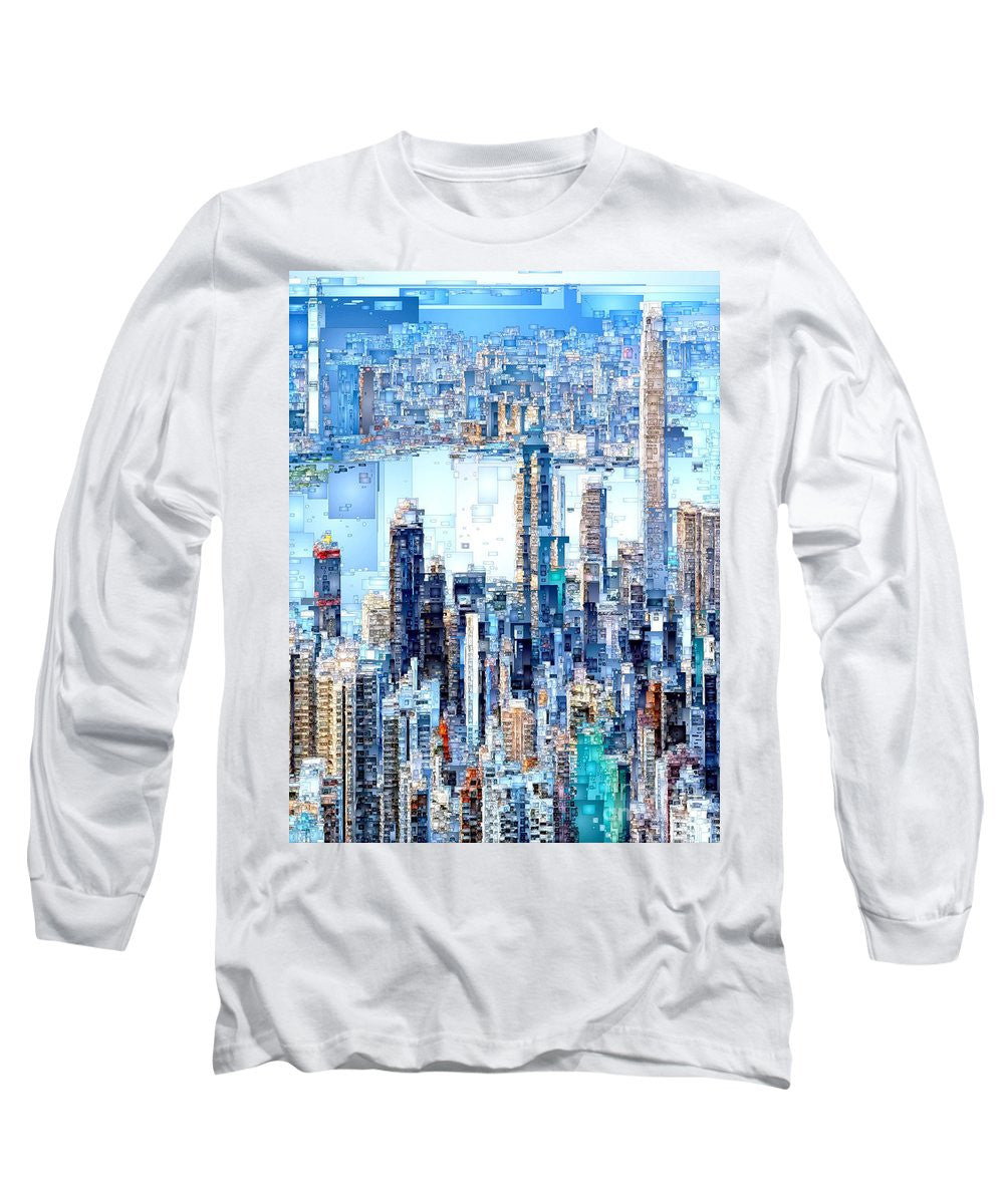 Long Sleeve T-Shirt - Hong Kong Skyline