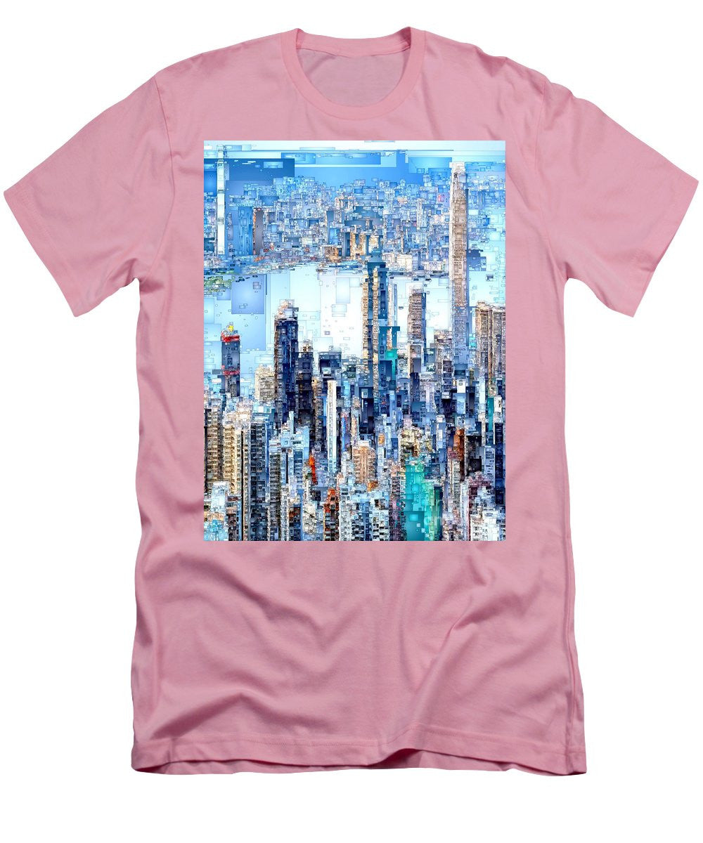 Men's T-Shirt (Slim Fit) - Hong Kong Skyline