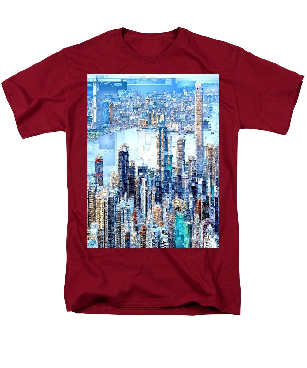 Men's T-Shirt  (Regular Fit) - Hong Kong Skyline