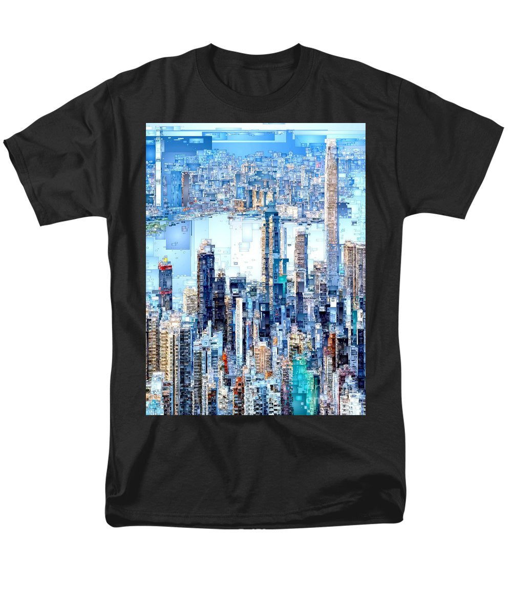 Men's T-Shirt  (Regular Fit) - Hong Kong Skyline