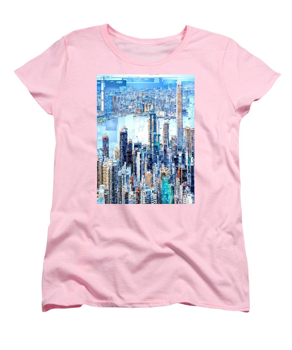 Women's T-Shirt (Standard Cut) - Hong Kong Skyline