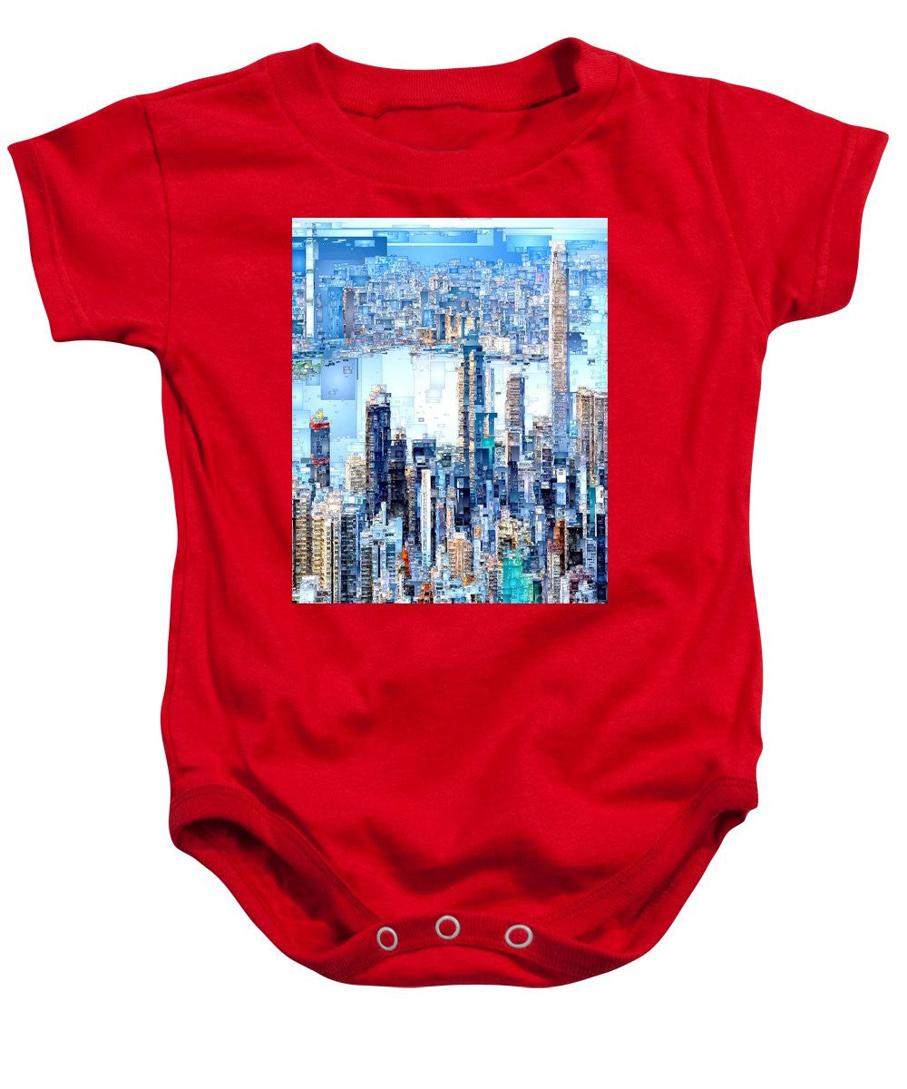 Baby Onesie - Hong Kong Skyline