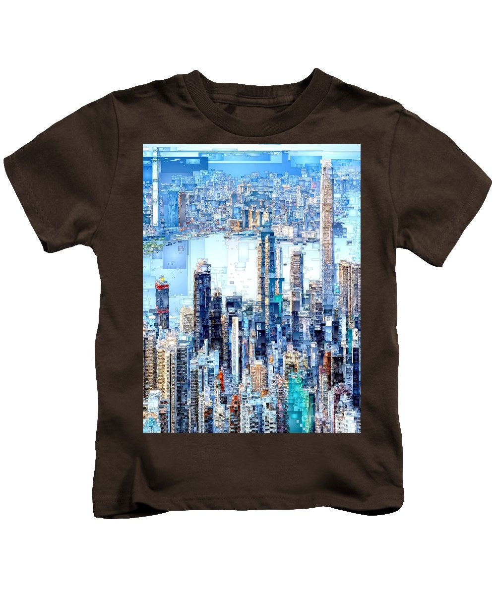 Kids T-Shirt - Hong Kong Skyline