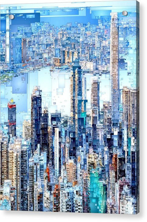 Acrylic Print - Hong Kong Skyline