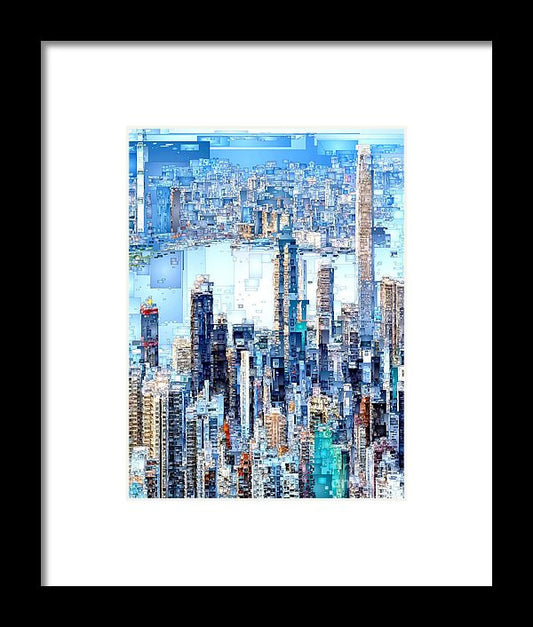 Framed Print - Hong Kong Skyline