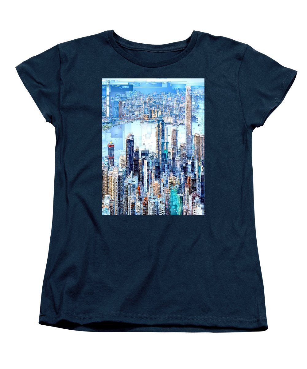 Women's T-Shirt (Standard Cut) - Hong Kong Skyline