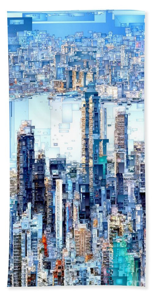 Towel - Hong Kong Skyline