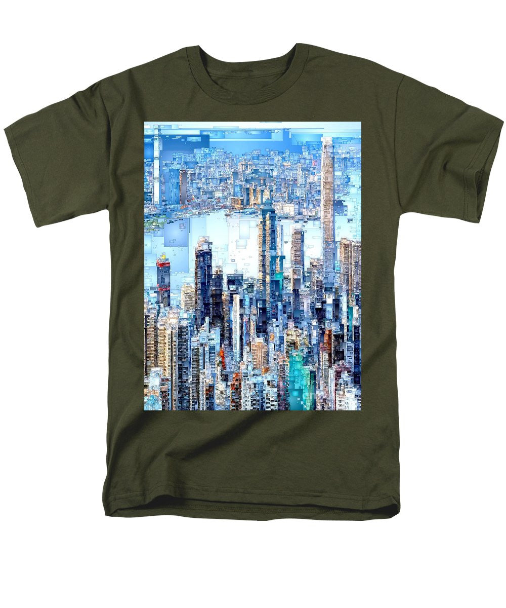 Men's T-Shirt  (Regular Fit) - Hong Kong Skyline