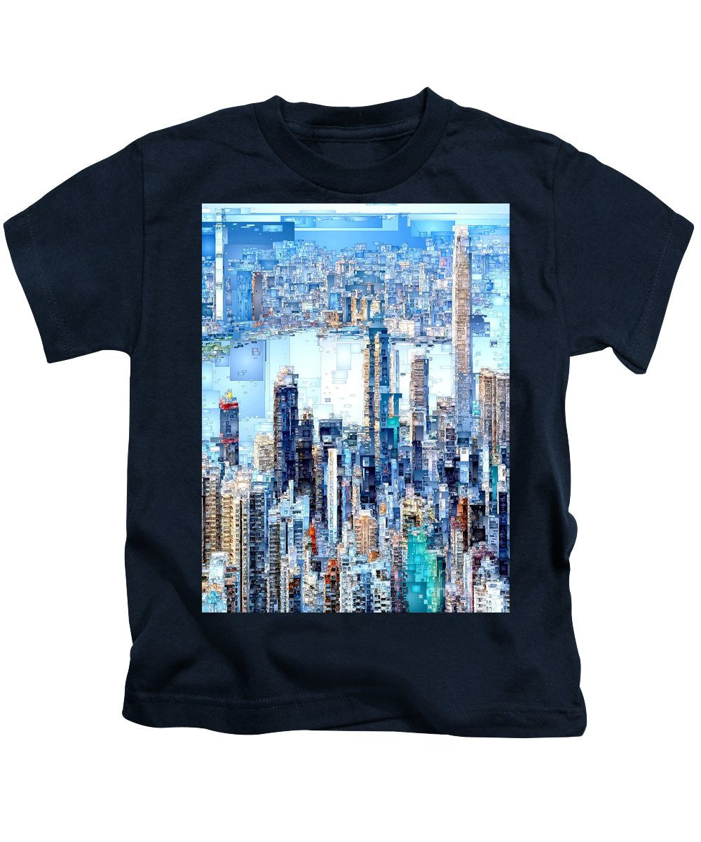 Kids T-Shirt - Hong Kong Skyline