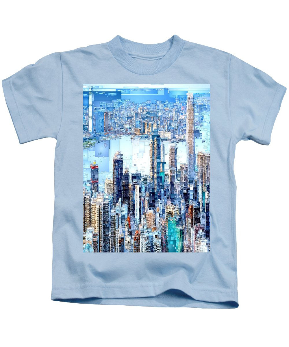 Kids T-Shirt - Hong Kong Skyline