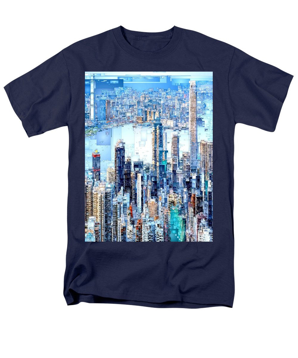 Men's T-Shirt  (Regular Fit) - Hong Kong Skyline