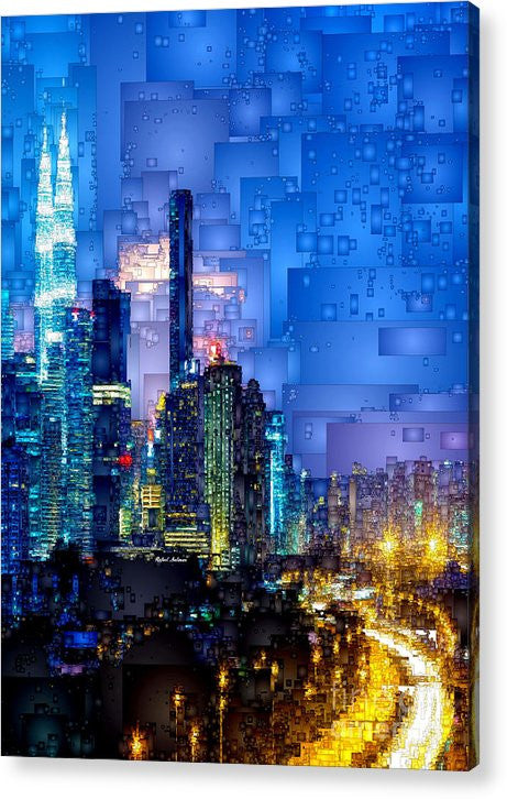 Acrylic Print - Kuala Lumpur At Night