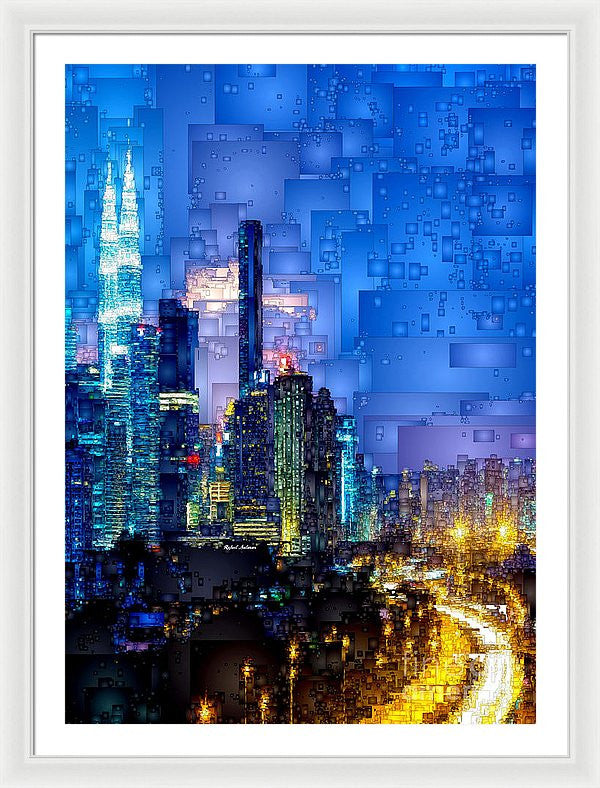 Framed Print - Kuala Lumpur At Night