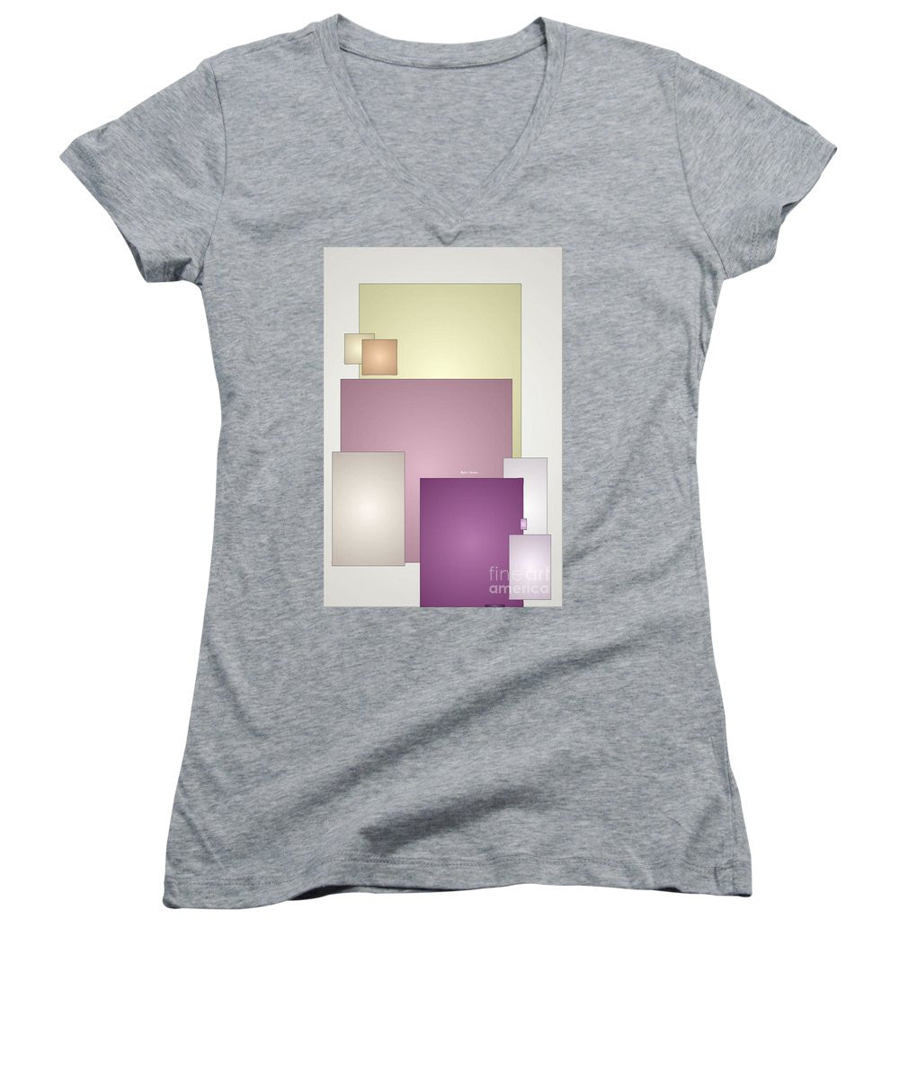 Women's V-Neck T-Shirt (Junior Cut) - Lavender