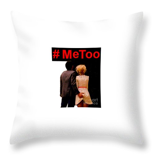 #metoo  - Throw Pillow